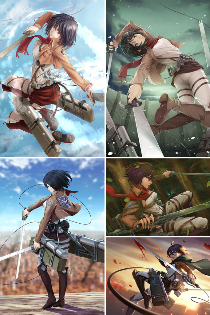 Mikasa Ackerman Anime Posters Ver1 Anime Posters