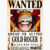 One Piece Gol D Roger Wanted Poster