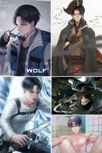 Levi Ackerman Anime Posters Ver1