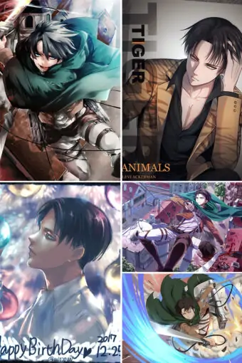 Levi Ackerman Anime Posters Ver3